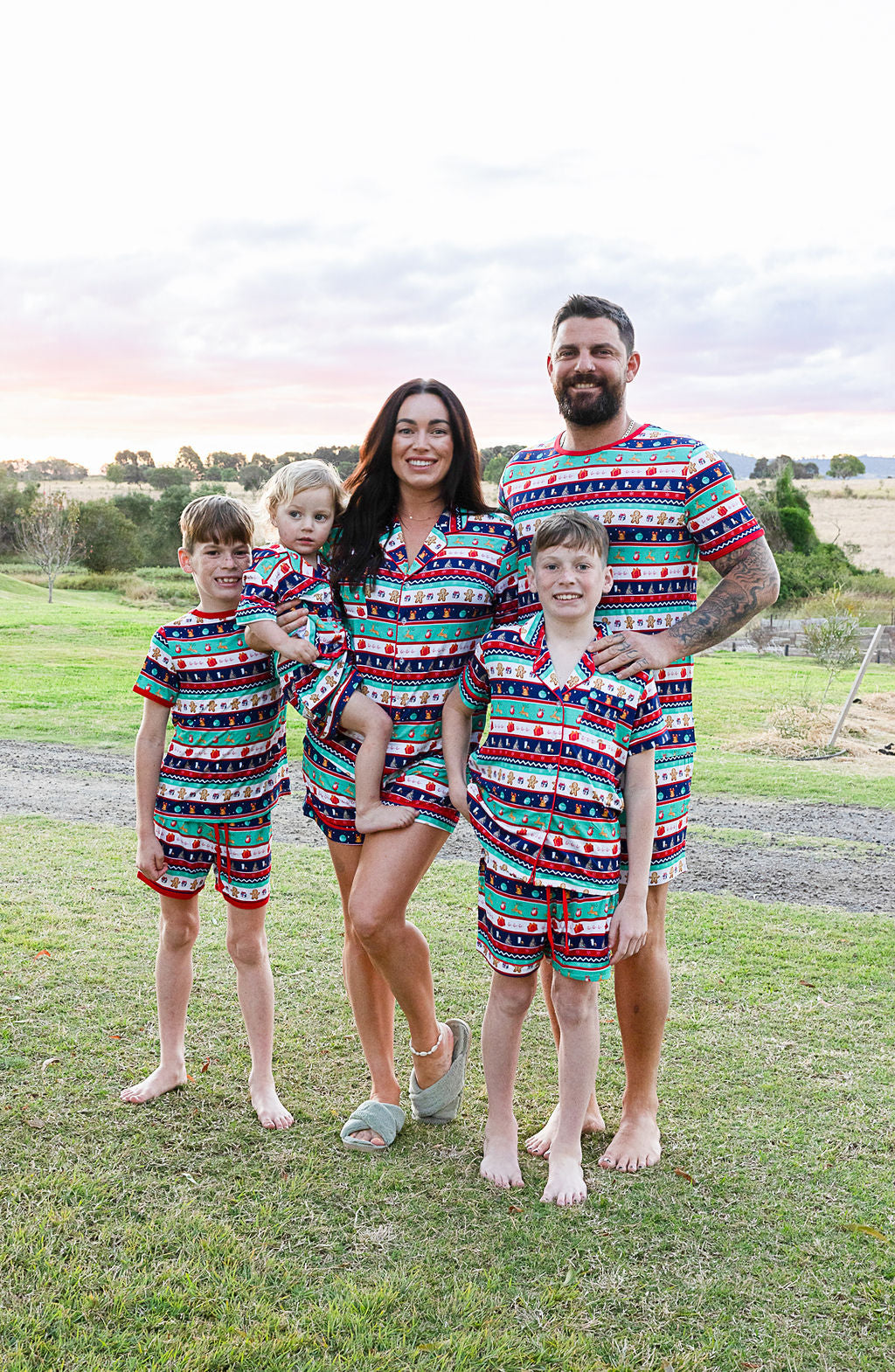 Merry Stripes Matching Christmas Pyjamas