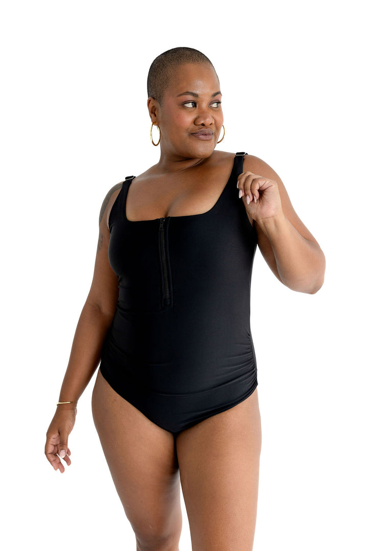 ワンピース RANDY Curvy tweed zip one piece Curvy tweed zip one piece – Randy